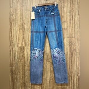 Collina Strada x Levi’s Upcycled and Dyed 501 Jeans